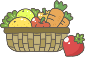 果物と野菜のイラスト